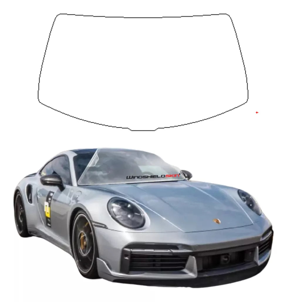 Pelicula Protectora de Parabrisas Precortada para Porsche 911 2023 2025