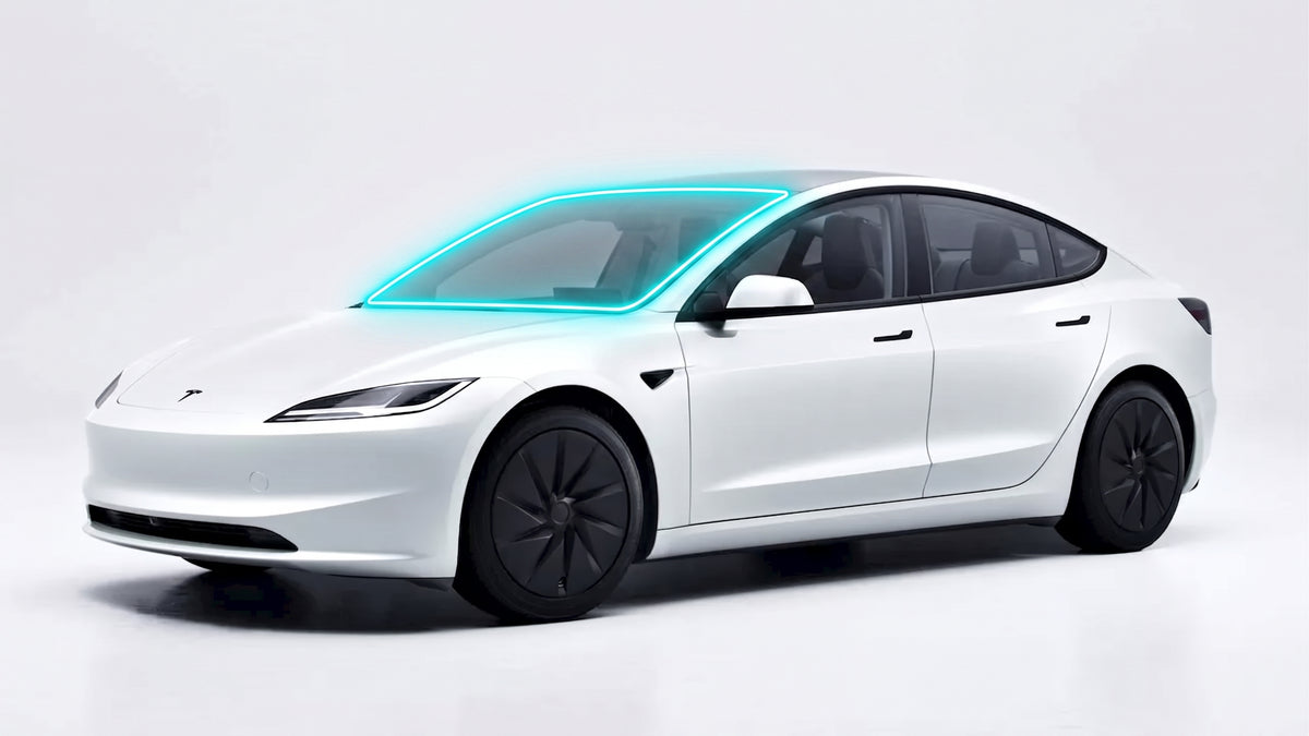 Pelicula Protectora  de Parabrisas Precortada para  Autos Tesla  2026 2027