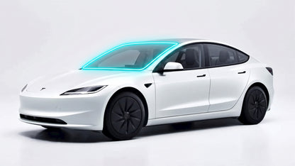 Pelicula Protectora  de Parabrisas Precortada para  Autos Tesla  2026 2027