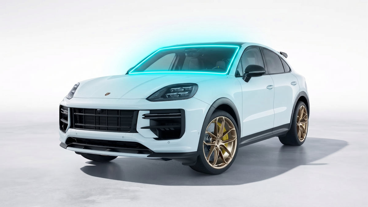 Pelicula Protectora  de Parabrisas Precortada para Autos Porsche 2026 2027